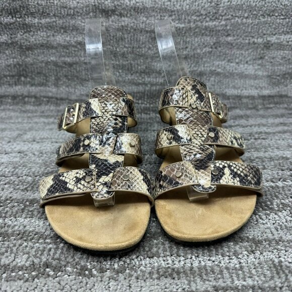 Vionic 381 Radia Snake Print Slide Sandal Shoe Women's US 9 - Picture 3 of 6